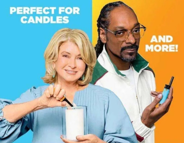 реклама зажигалки со Snoop Dogg